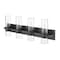 Z-Lite Lawson 4 Light Vanity, Matte Black & Clear 343-4V-MB - alternate 6